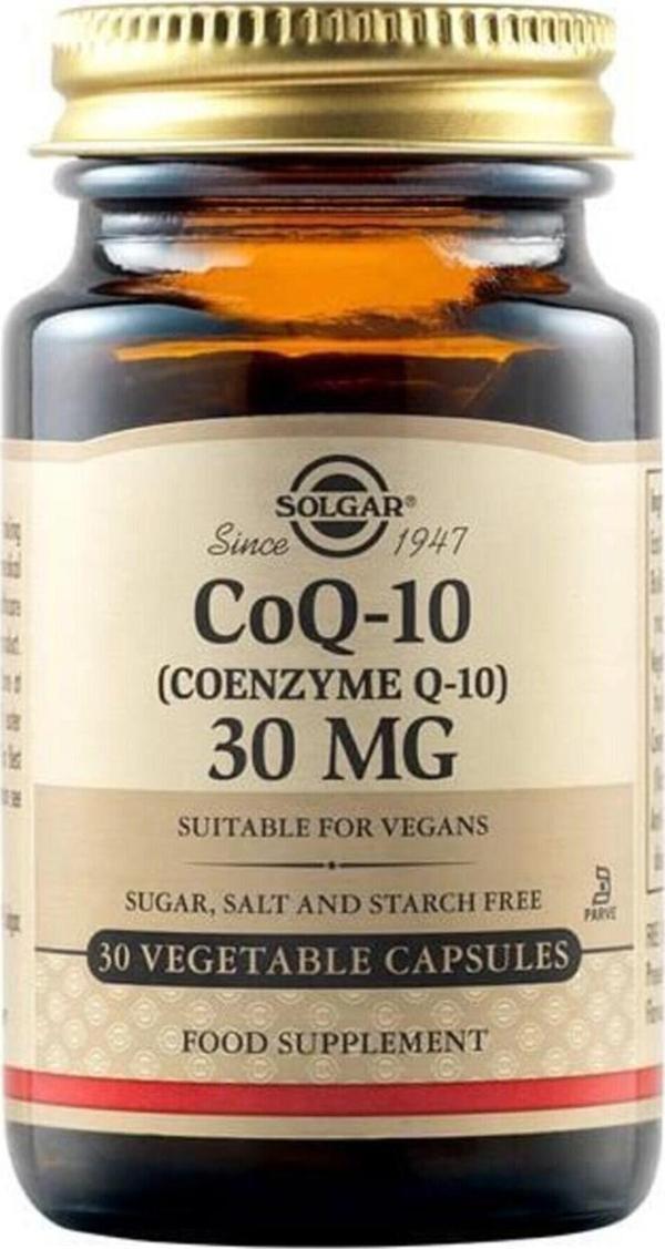 Solgar Coenzyme Q-10 30 Mg 30 Kapsül - Image 1