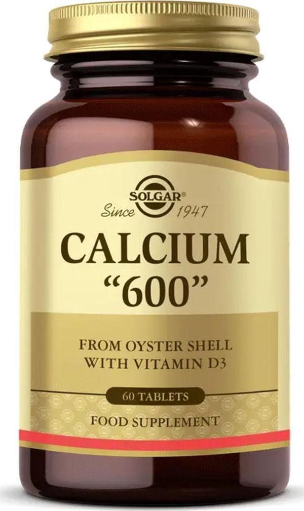 Solgar Calcium 600 Mg Oyster Shell 60 Tablet - Image 1