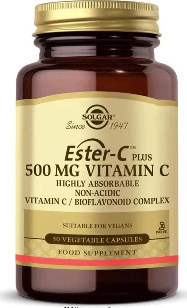 Solgar Ester-C Plus 500 Mg 50 Kapsül - Image 1