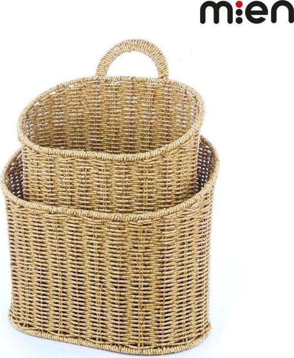 MİEN-1187 Rattan Byk Kapı Sepeti 1/2 - Image 1