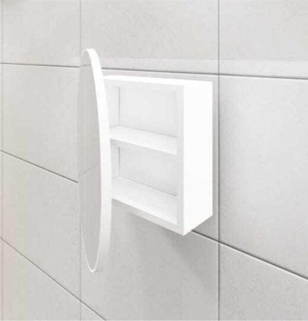 Oval Aynalı Banyo Dolabı - Image 1