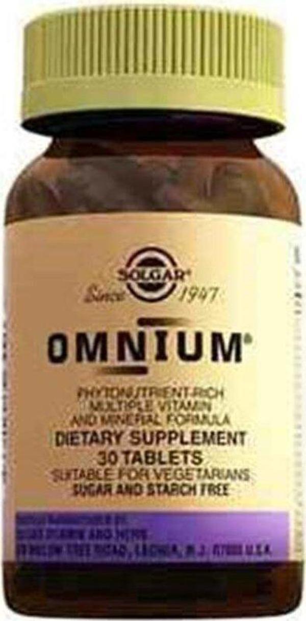 Solgar Omnium 60 Tablet - Image 1