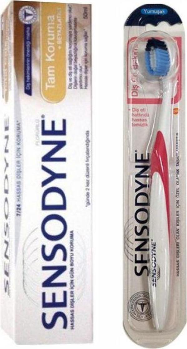 Sensodyne Beyazlatma Diş Macunu 50 ml & Diş Fırçası  - Image 1