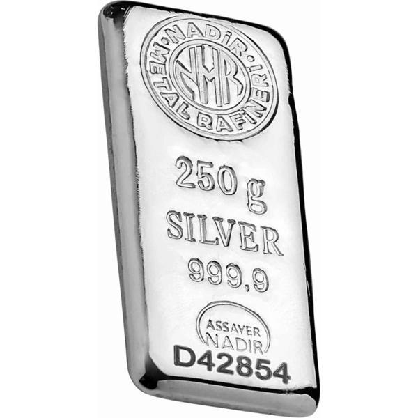 Nadir Metal Rafineri E-Gümüş 250 Gr Nadir Külçe Gümüş - Image 1