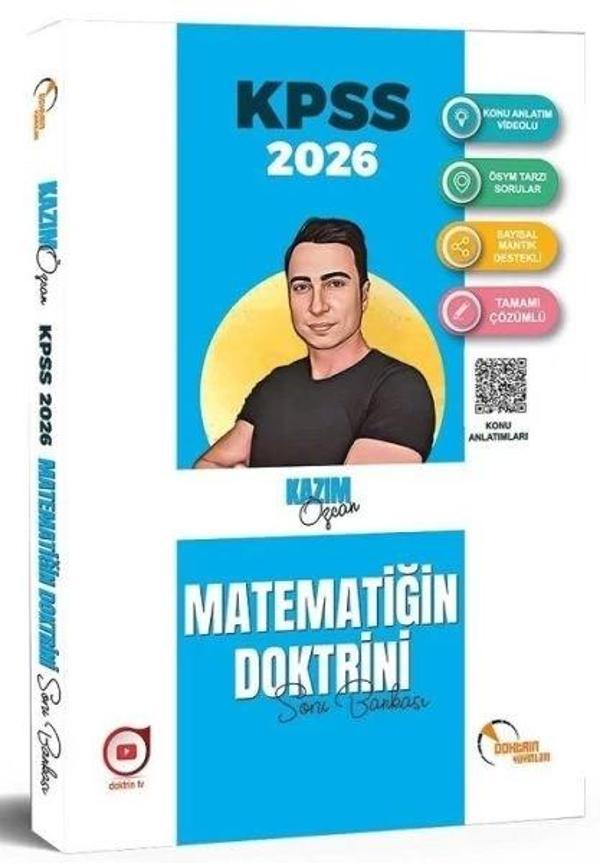 Doktrin 2026 KPSS Matematik Doktrini Soru Bankası Çözümlü - Doktrin Yayınları - Image 1