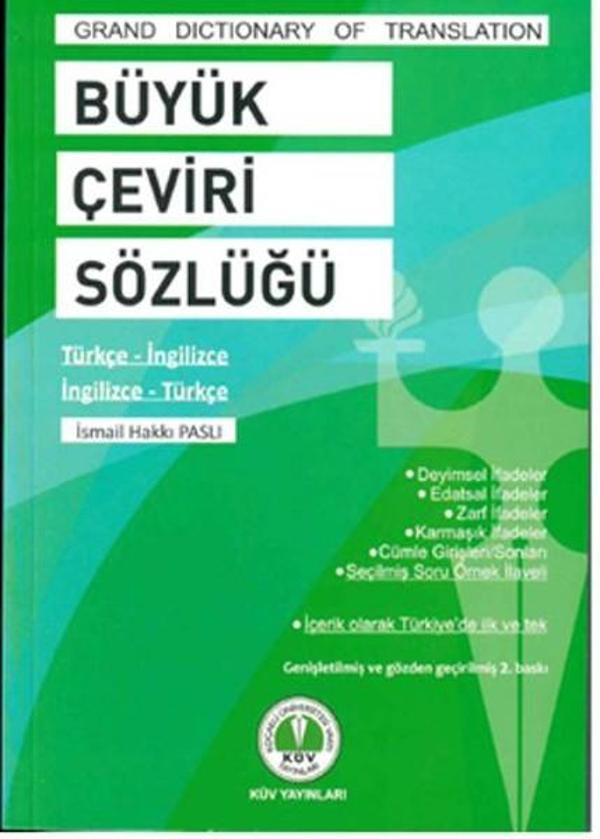 Büyük Çeviri Sözlüğü - Kocaeli Üniversitesi Vakfı Yayınlar - Image 1