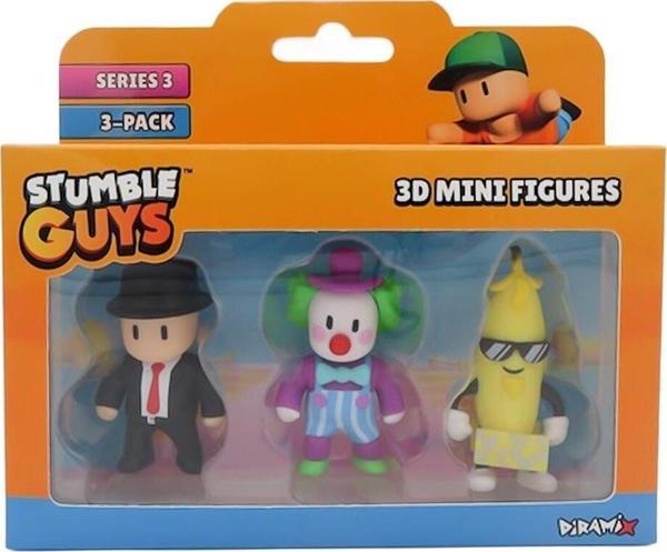 TUY23000 Stumble Guys 3lü Mini Figür - Image 1