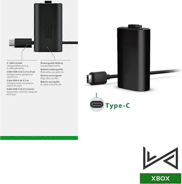 Xbox Series S-X Gamepad Batarya + Şarj Kablolu Set - Image 1