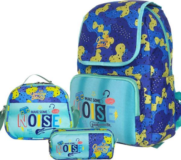 Cambridge Polo Club Noise Kapaklı Unisex Çocuk İlkokul Çanta Seti - Image 1