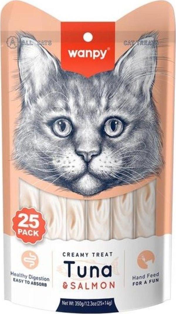 Ton&somon Balıklı Krema Kedi Ödülü 25*14 gr - Image 1