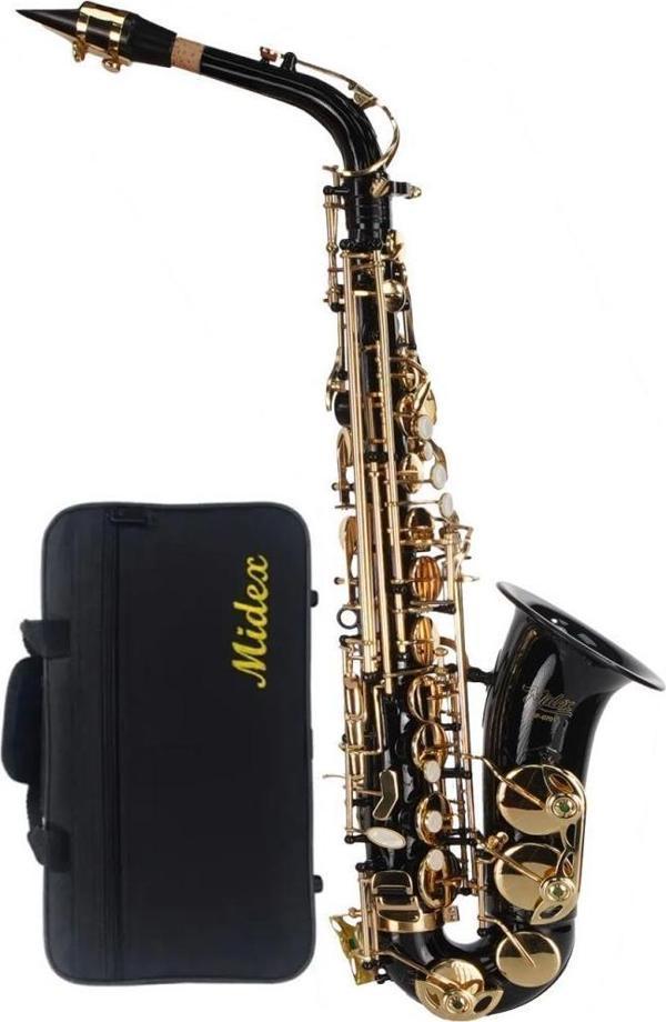 Midex SF-701 Profesyonel Alto Saksafon (Çanta ve Aksesuar Dahil (Mib) - Image 1
