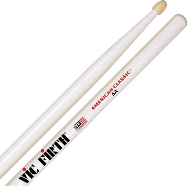 VicFirth V5AW 5A Beyaz Bateri Çubuğu American Classic 5A Baget White Finish - Image 1