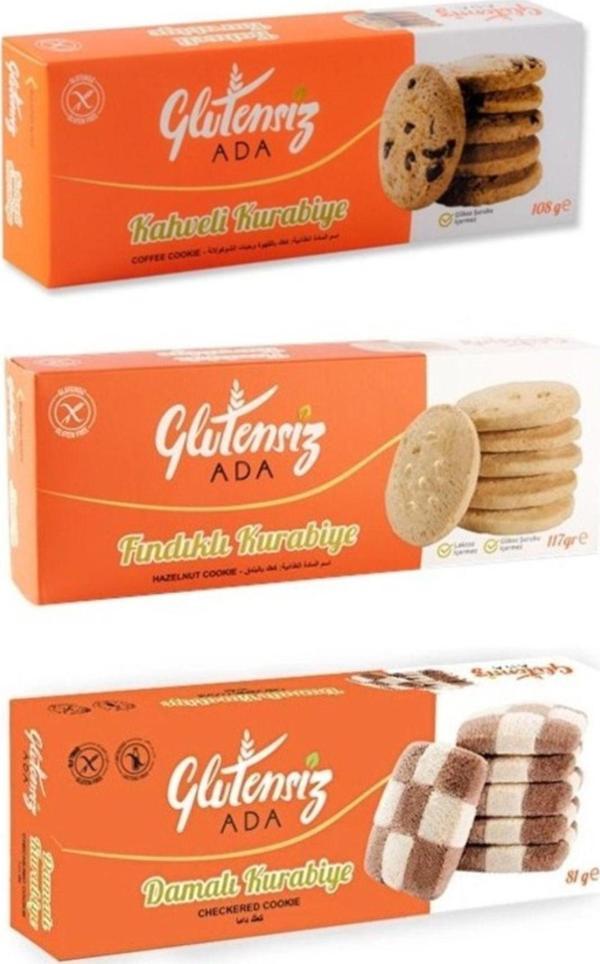 Damalı Kurabiye - Fındıklı Kurabiye - Kahveli Kurabiye - Image 1