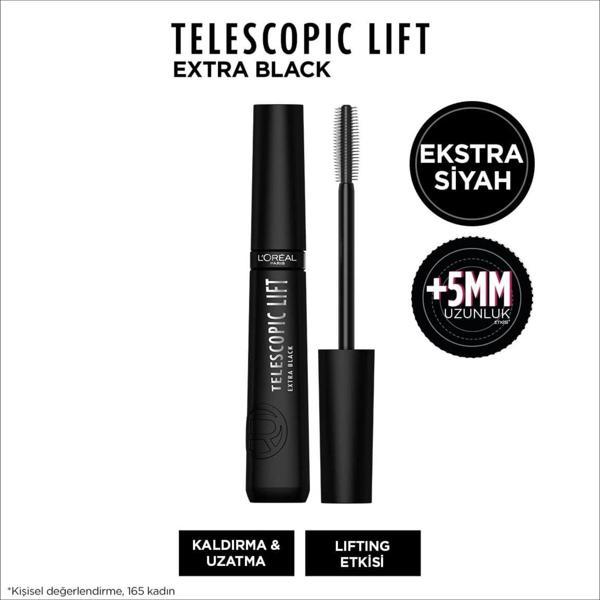L'Oréal Paris Telescopic Lift Extra Black Maskara - Image 1