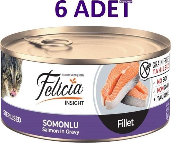 Tahılsız Fileto Somonlu Kısır Kedi Konserve 6 Adet 85 Gr - Image 1