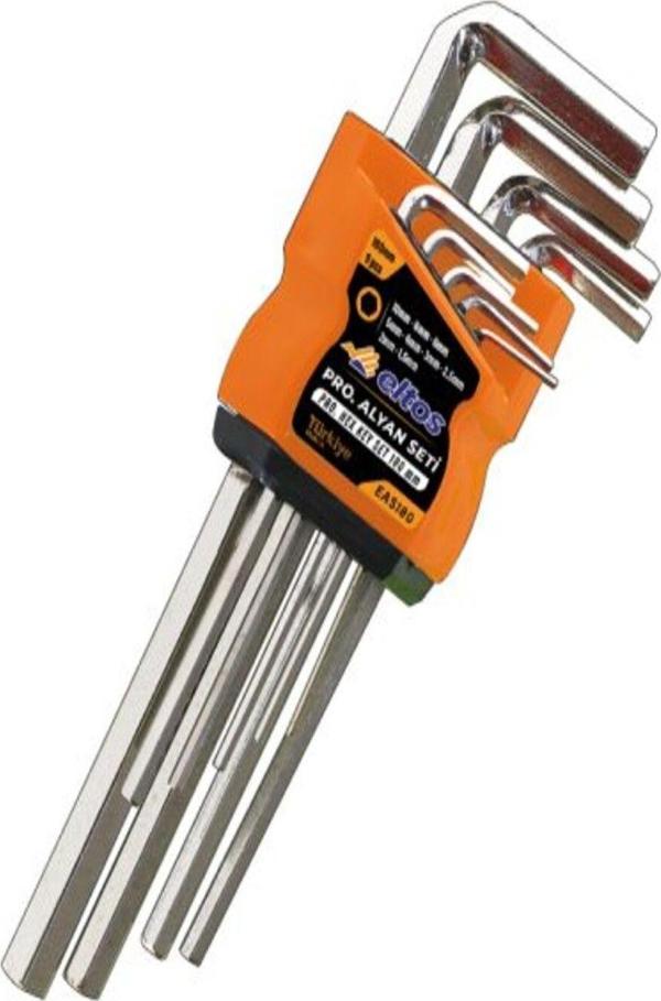 Eltos 9 Parça Profesyonel Torx Alyan Seti - 180 Mm - Image 1