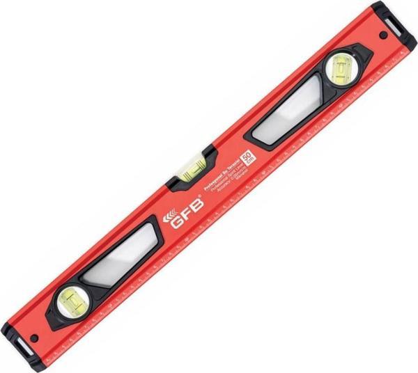Gfb 5525 Mıknatıslı Profesyonel Kırmızı 100 Cm Su Terazisi - Image 1