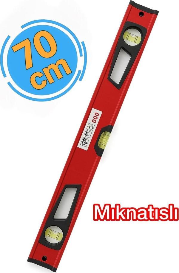 Gfb 5523 Mıknatıslı Profesyonel Kırmızı 70 Cm Su Terazisi - Image 1