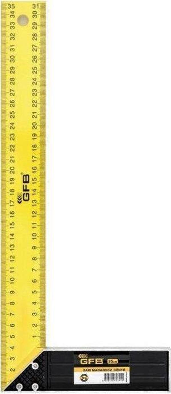 Gfb 5543 Sarı Marangoz Gönye 40 Cm - Image 1