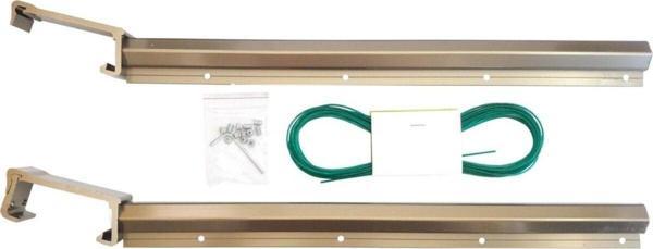 Koral Alüminyum Kare Sistem 80×30 Cm Bronz Çamaşırlık - Image 1