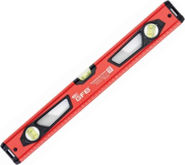 Gfb 5526 Mıknatıslı Profesyonel Su Terazisi Kırmızı 120 cm - Image 1