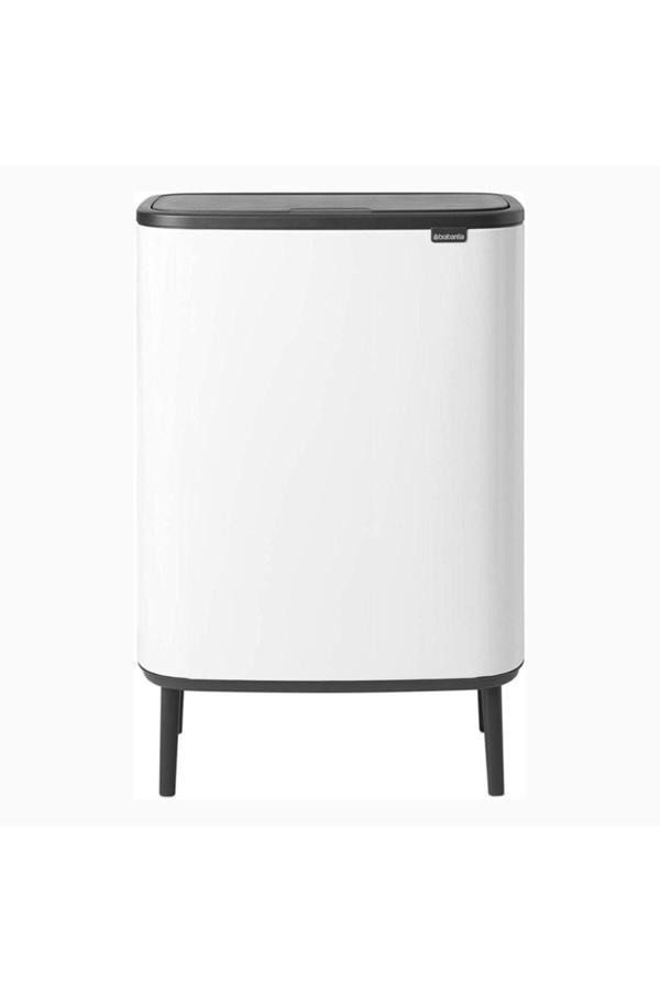 Tantitoni Brabantia Çöp Kutusu 30 + 30 Lt Bo Touch Dokunmatik Kapak Beyaz 130601 - Image 1