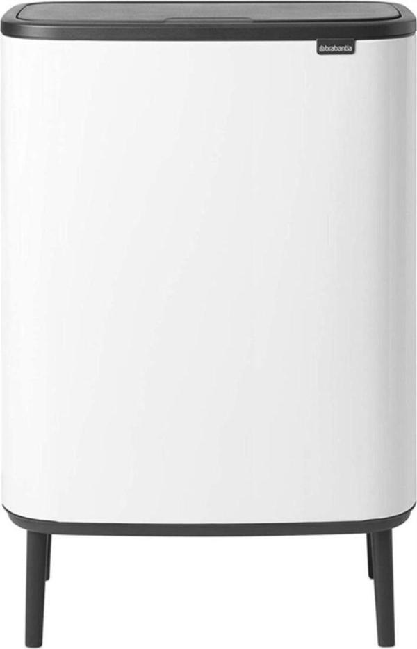 Tantitoni Brabantia Çöp Kutusu 30 + 30 Lt Bo Touch Dokunmatik Kapak Beyaz 130601 - Image 1