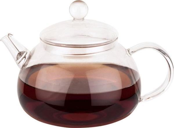 Tantitoni Borosilikat Cam Kapaklı Demlik - 980ml (emaye üzeri için) - Image 1