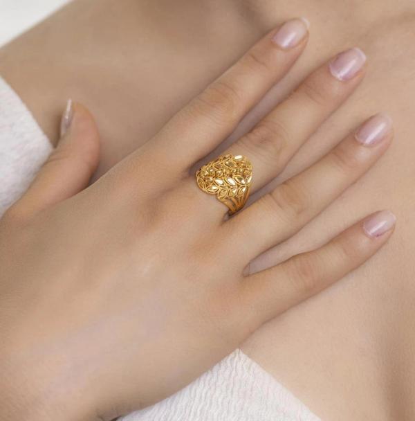 Yiğitbaşı Gold 22 Ayar Fancy Dorika Yüzük - Image 1