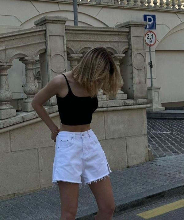 Denim şort - Image 1