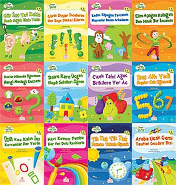Etkinlikli Okul Öncesi Eğitim Seti (12 Kitap) - Nesil Çocuk Yayınları - Image 1