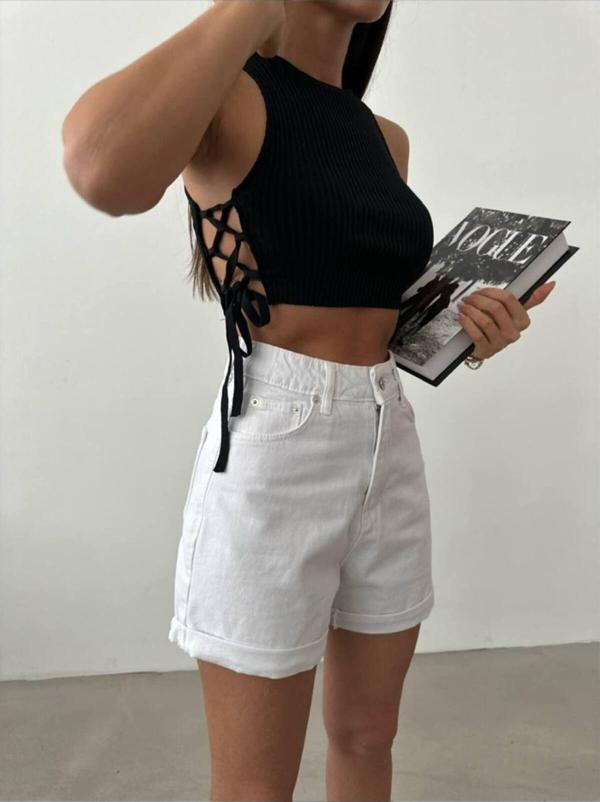 denim şort - Image 1