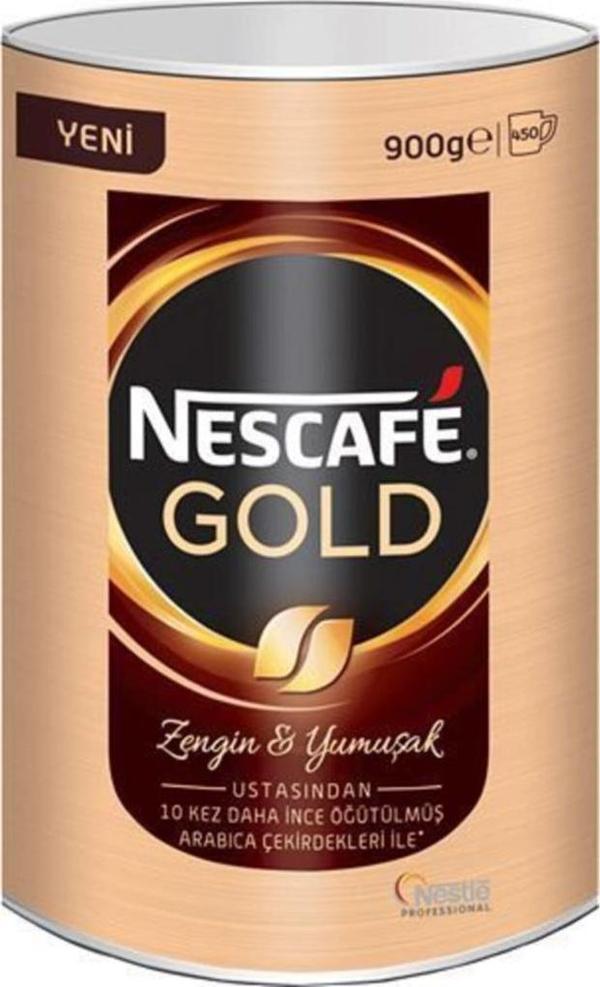 Nescafe Gold Kahve Teneke Kutu 900 gr - Image 1