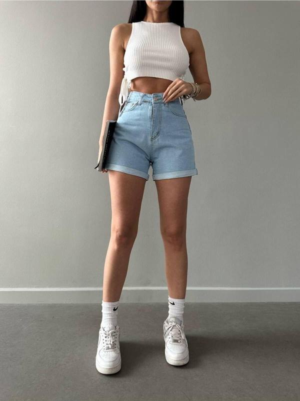 DENİM ŞORT - Image 1