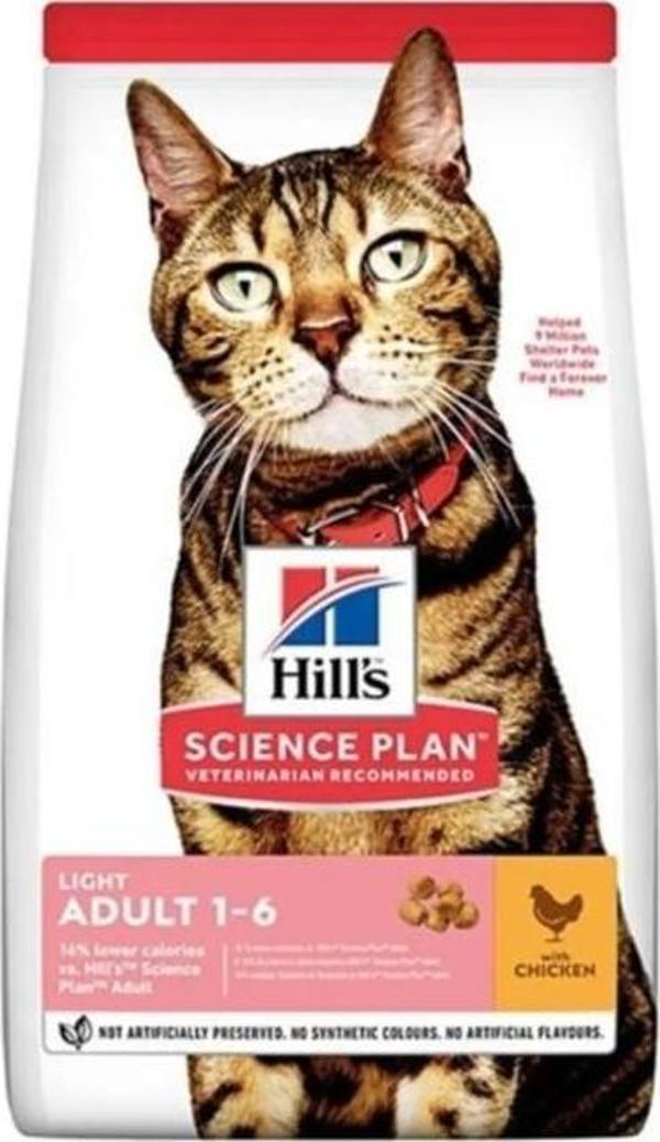 Hill's Light Tavuklu Diyet Yetişkin Kedi Maması 3 Kg - Image 1