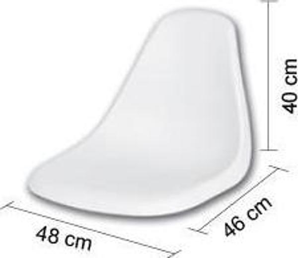 Sealux Koltuk L46/W41/H43 Plastik Beyaz - Image 1