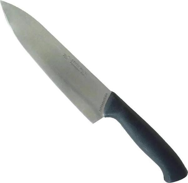 Bursa Paslanmaz Büyük Şef Bıçağı 23 Cm, Plastik Sap - Image 1