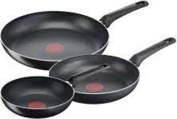 TEFAL B55691 Titanyum 1X SimpleCook 3'lü Tava Seti 20/24/28 cm 2100119732 - Image 1