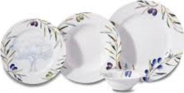 KORKMAZ Vanessa Collection 24 Parça Yuvarlak Yemek Takımı 9090303A8890 - Image 1