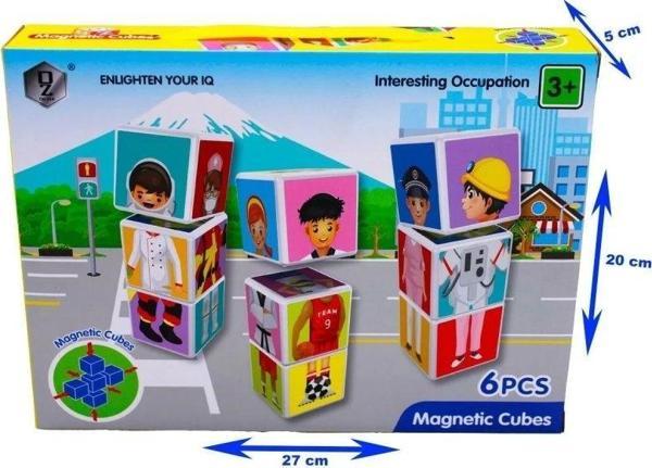 6 Parça Manyetik Zeka Küpleri - Image 1