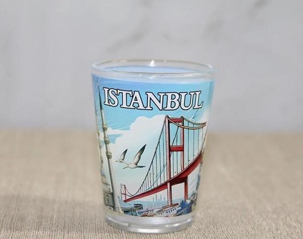 İstanbul Temalı Cam Shot Bardak Alk4357 - Image 1