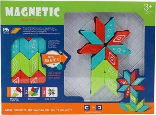 Manyetik 26 Parça Zeka Blokları - Image 1