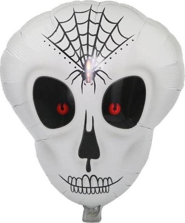 Örümcek Ağ Desenli İskelet Folyo Balon - Image 1