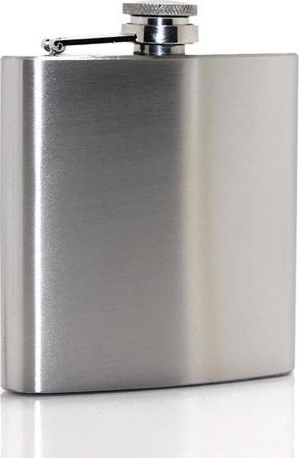 Paslanmaz Çelik 6 Oz Tekli Matara Alk39 - Image 1