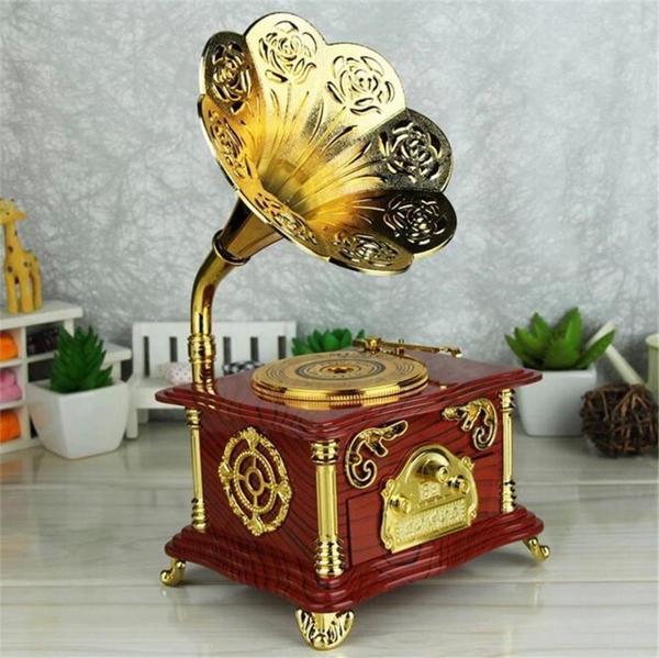 Nostaljik Gramofon Müzik Kutusu - Image 1