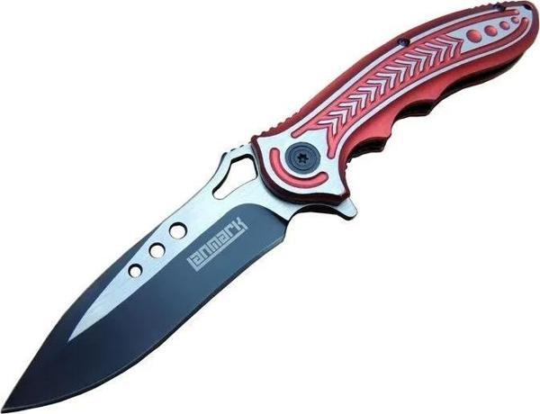 Rd T60a Kamp Çakı 20 Cm - Kırmızı Sap, Otomatik, Kemerlikli - Image 1