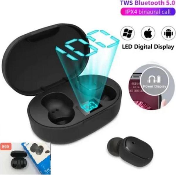 E6s Kablosuz Kulaklık Dijital Göstergeli Bluetooth Kulaklık 5.0 - Image 1