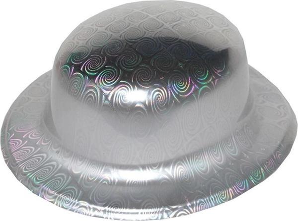 Gümüş Renk Hologramlı Plastik Yulak Melon 27x24 Cm - Image 1