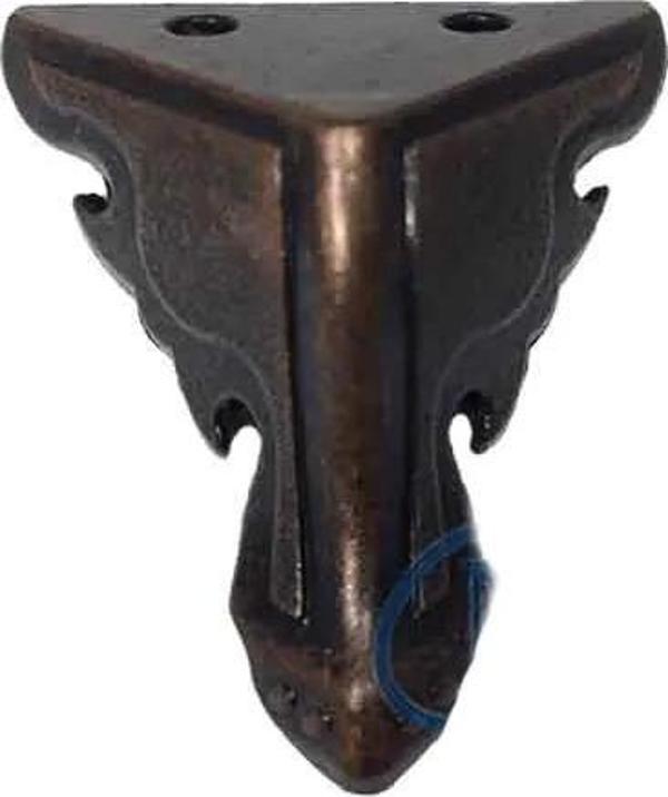Kelebek Ahşap, Sunta Sandık Ayağı, Kutu Ayak 3,5 Cm - Eskitme - Image 1