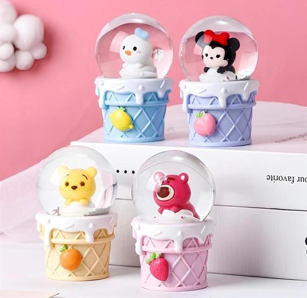 Mickey Mouse Işıklı Kar Küresi 7 Cm Alk3104 - Image 1